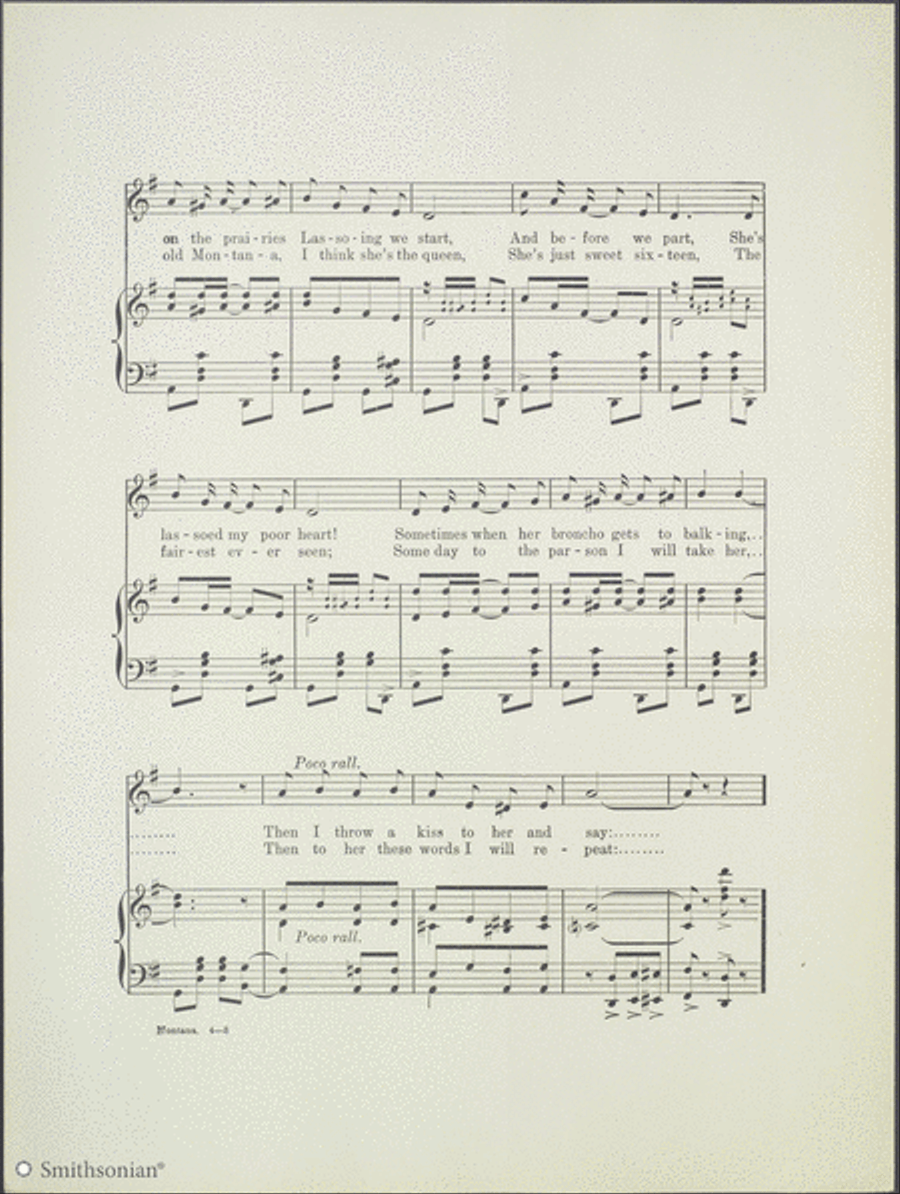 Montana Piano, Vocal scores gallery preview page 4