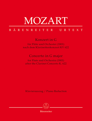 Book cover for Concerto for Flute and Orchestra G major