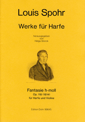 Book cover for Fantasie für Harfe und Violine h-Moll op. 118 (1814)
