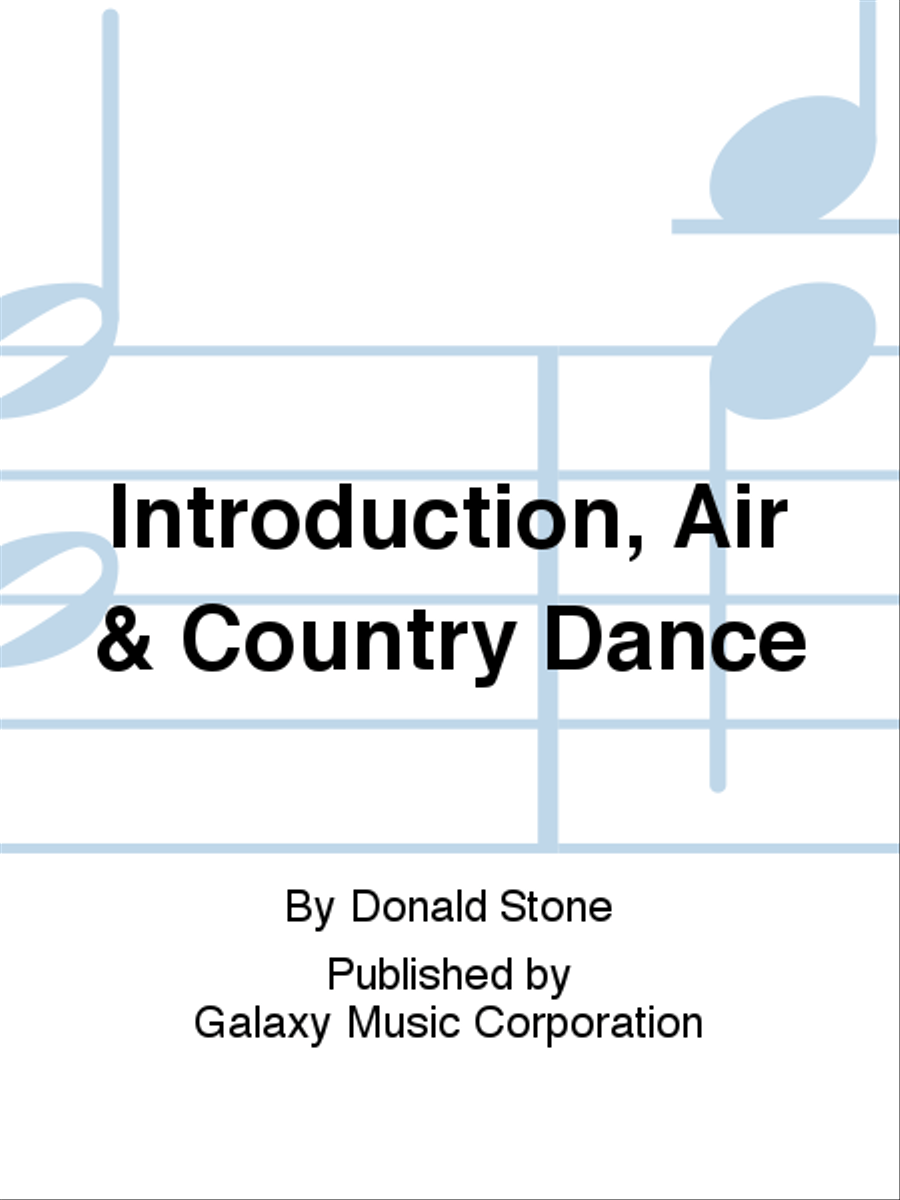 Introduction, Air & Country Dance Recorder scores gallery preview page 1