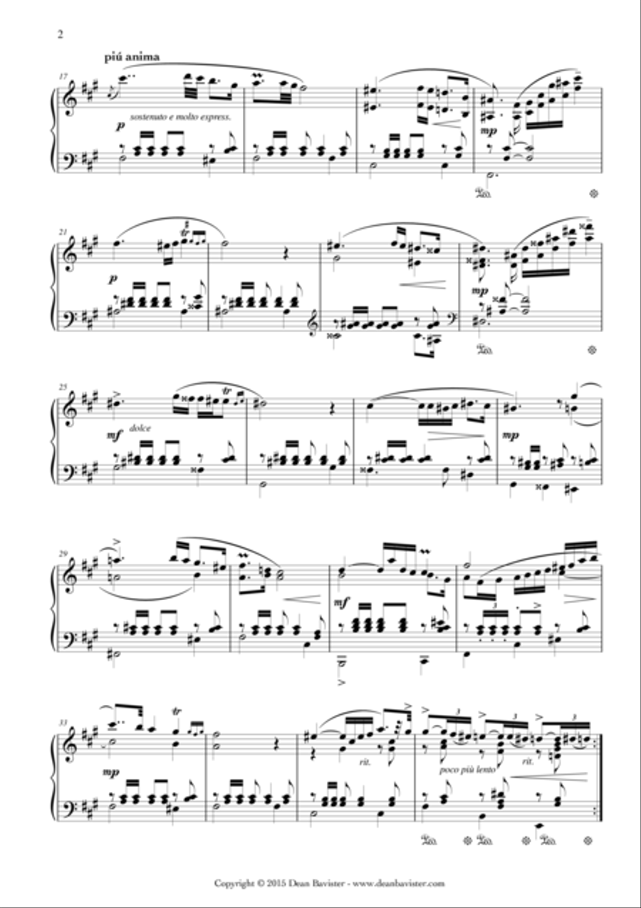 Polonaise in A Major, for piano (Opus 23) Piano Solo scores gallery preview page 3