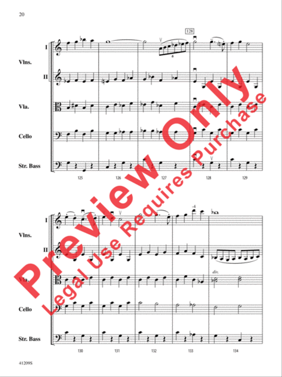 The Wizard of Oz String Orchestra scores gallery preview page 21
