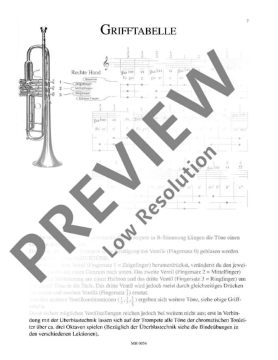 Meine erste Trompetenschule Cornet scores gallery preview page 8