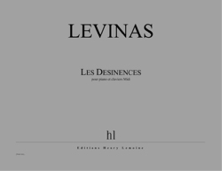 Les Desinences Piano scores gallery preview page 1