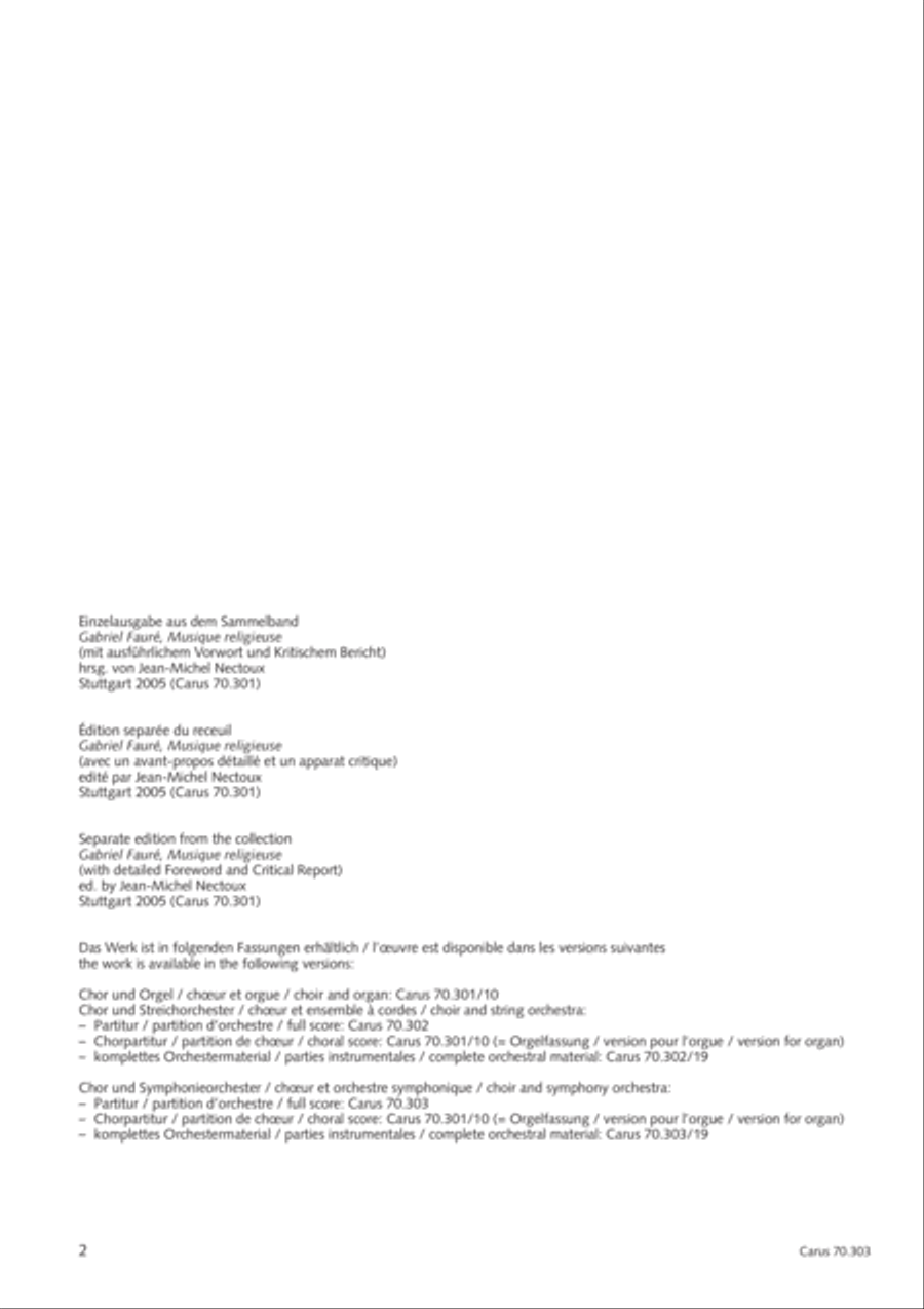 Cantique de Jean Racine (Lobgesang des Jean Racine) 4-Part scores gallery preview page 3