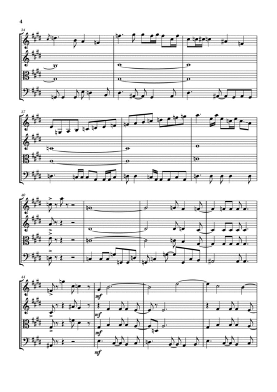All Day Music String Quartet scores gallery preview page 5