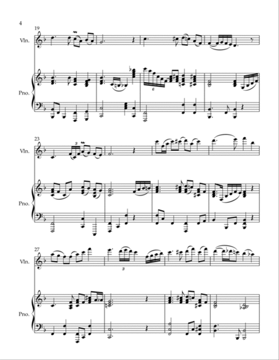 What A Friend We Have In Jesus Violin Solo scores gallery preview page 4