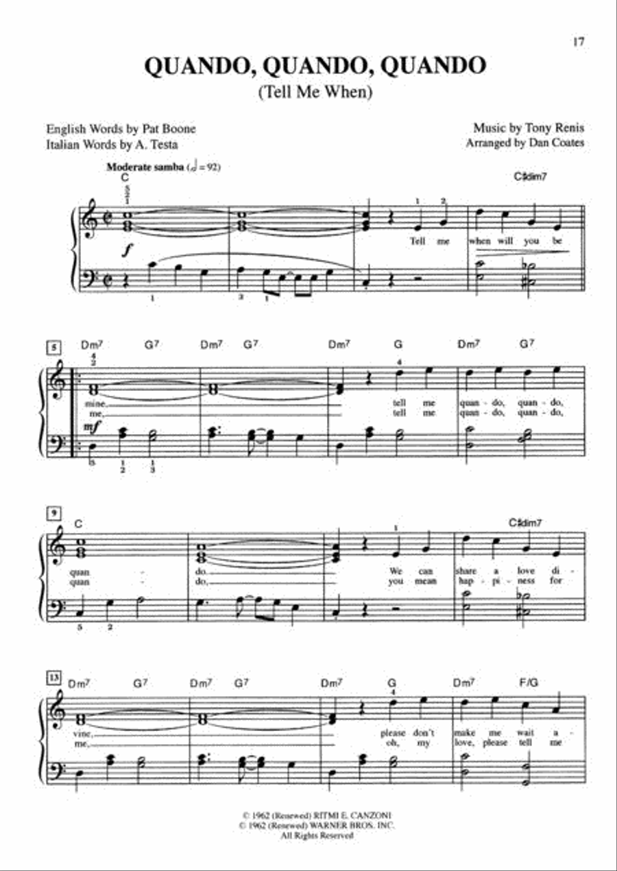 <br>Sheet music extract