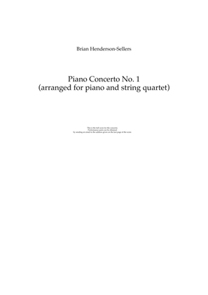 Piano Concerto no 1 arranged for piano quintet