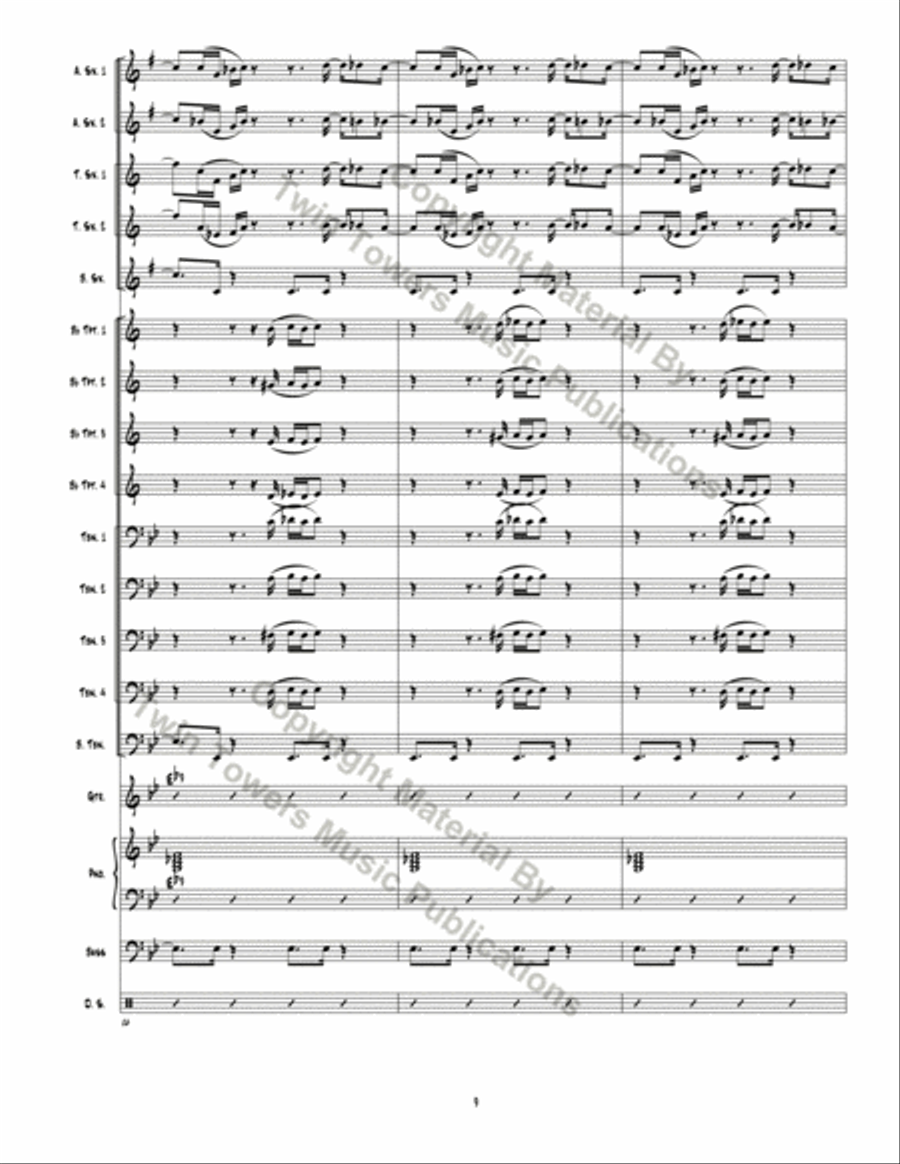 Daddy's House Party Jazz Ensemble scores gallery preview page 10