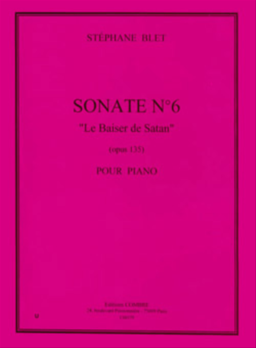 Sonate No. 6 Op. 135 Baiser de Satan Piano Solo scores gallery preview page 1