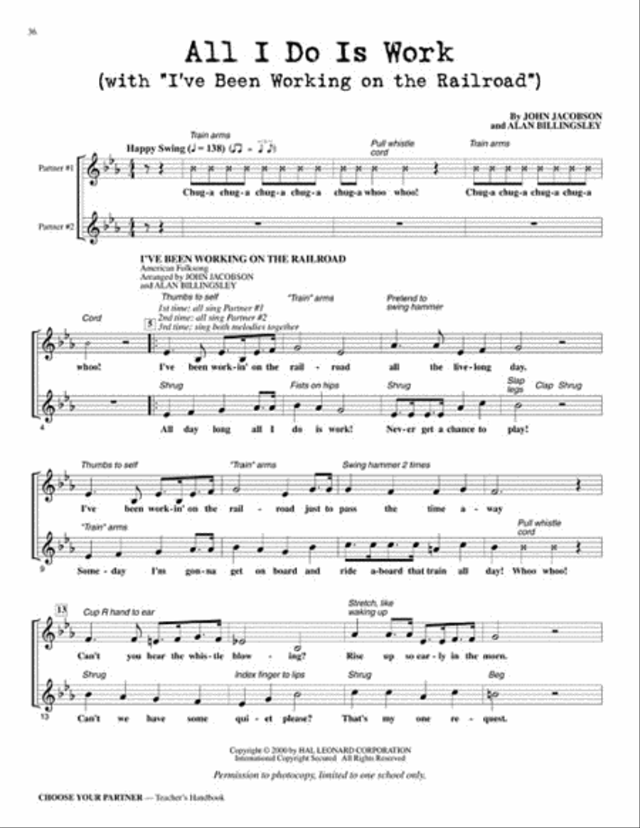 Choose Your Partner (Collection) Choir scores gallery preview page 2