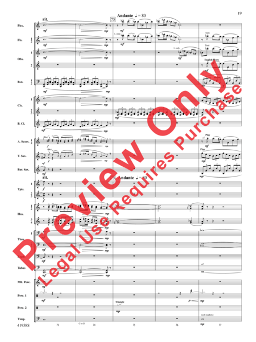 God's Country God's Country Concert Band scores gallery preview page 39