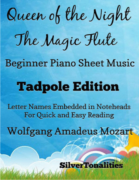 Queen of the Night Magic Flute Beginner Piano Sheet Music 2nd Edition