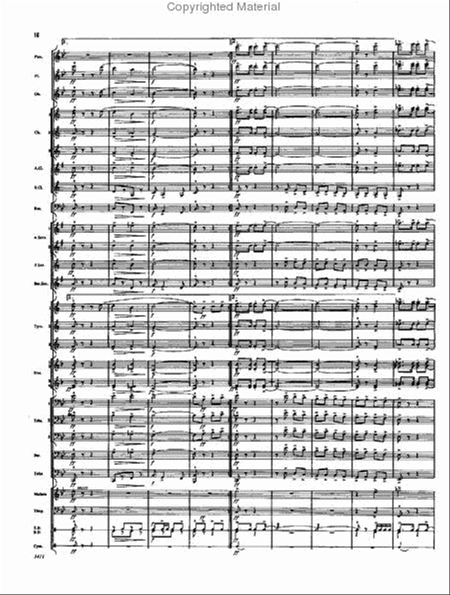 Silvercrest Concert Band scores gallery preview page 15