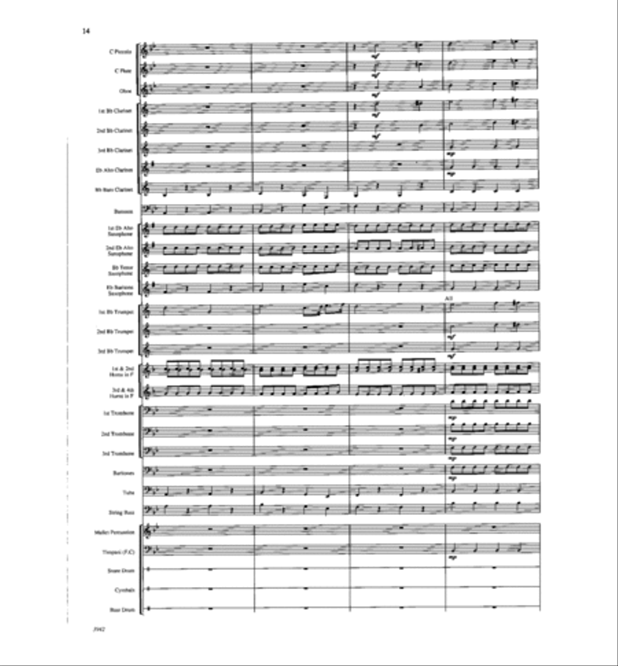 The Magic of Mozart Concert Band scores gallery preview page 14