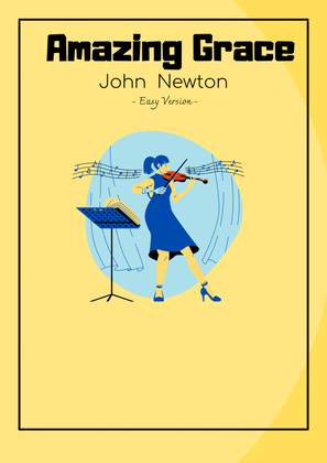 Book cover for Amazing Grace - Easy Version Violin