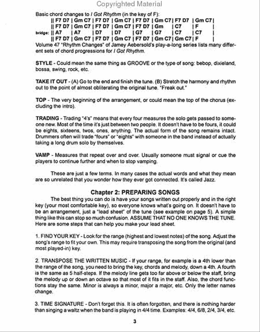 Guide For Jazz And Scat Vocalists - A Survival Manual Voice scores gallery preview page 4