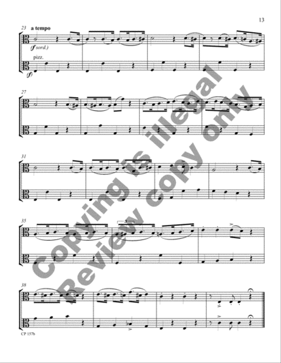 Cowboy Miniatures (Viola Version) Viola scores gallery preview page 30