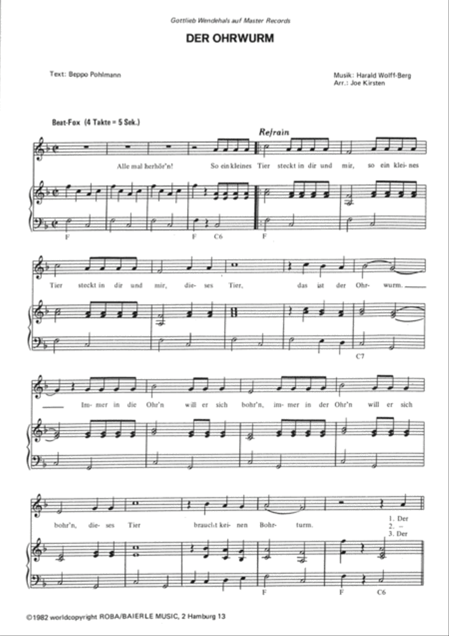 Der Ohrwurm Der Ohrwurm Voice scores gallery preview page 3
