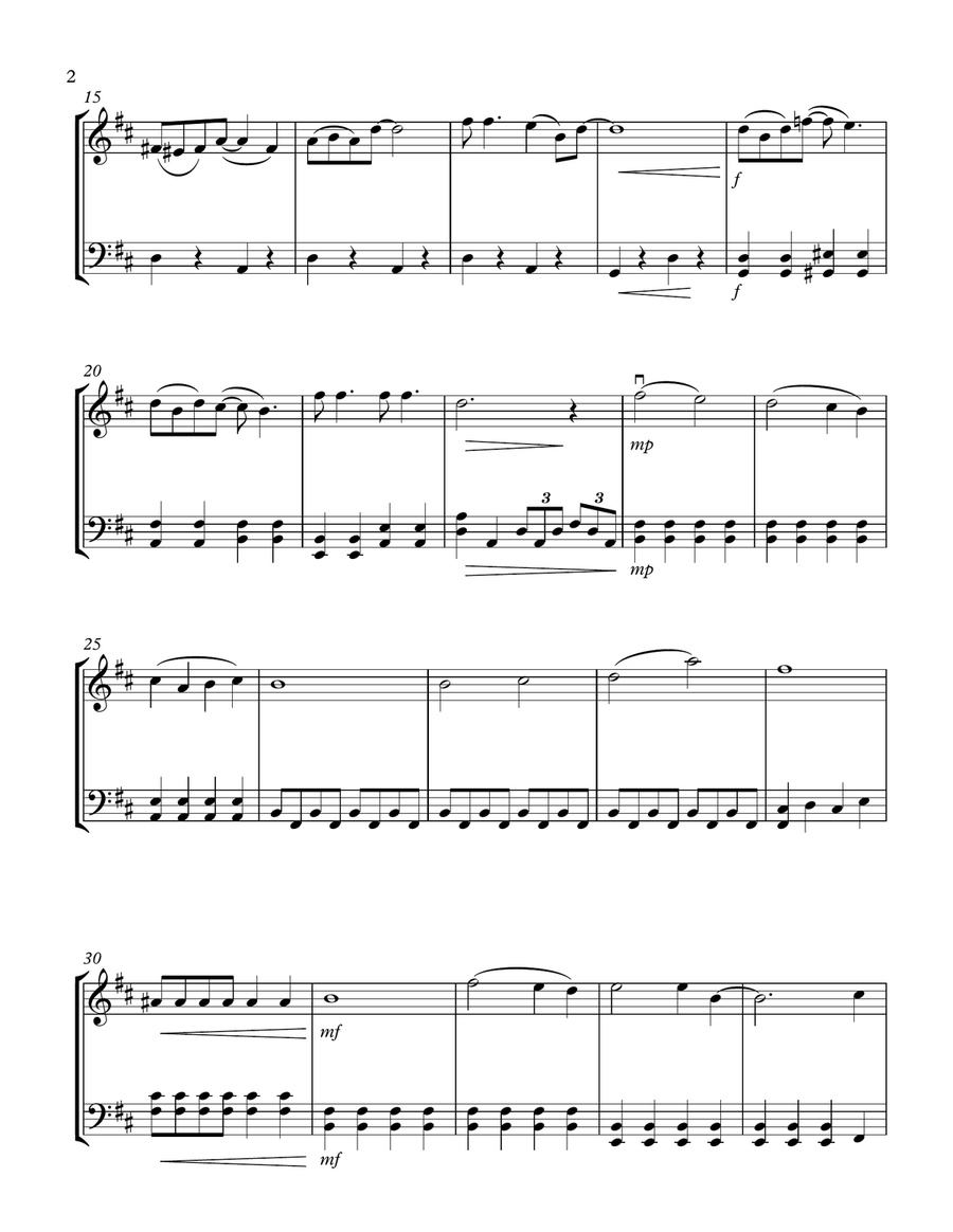 When I'm Sixty-Four String Duet scores gallery preview page 2