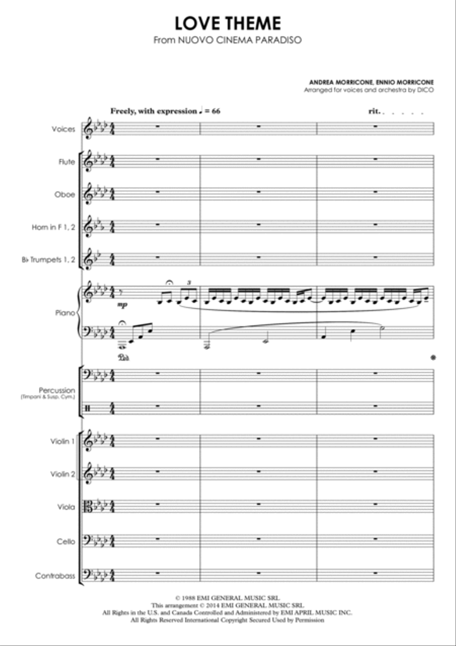 Cinema Paradiso Chamber Orchestra scores gallery preview page 2