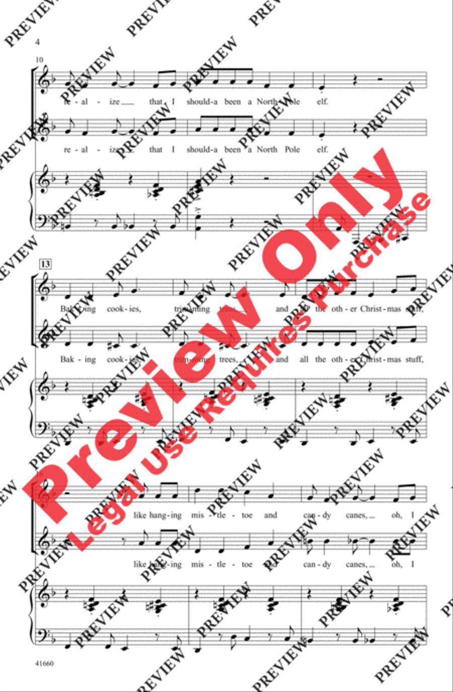 Shoulda Been a North Pole Elf - SoundTrax CD (CD only) Choir scores gallery preview page 3