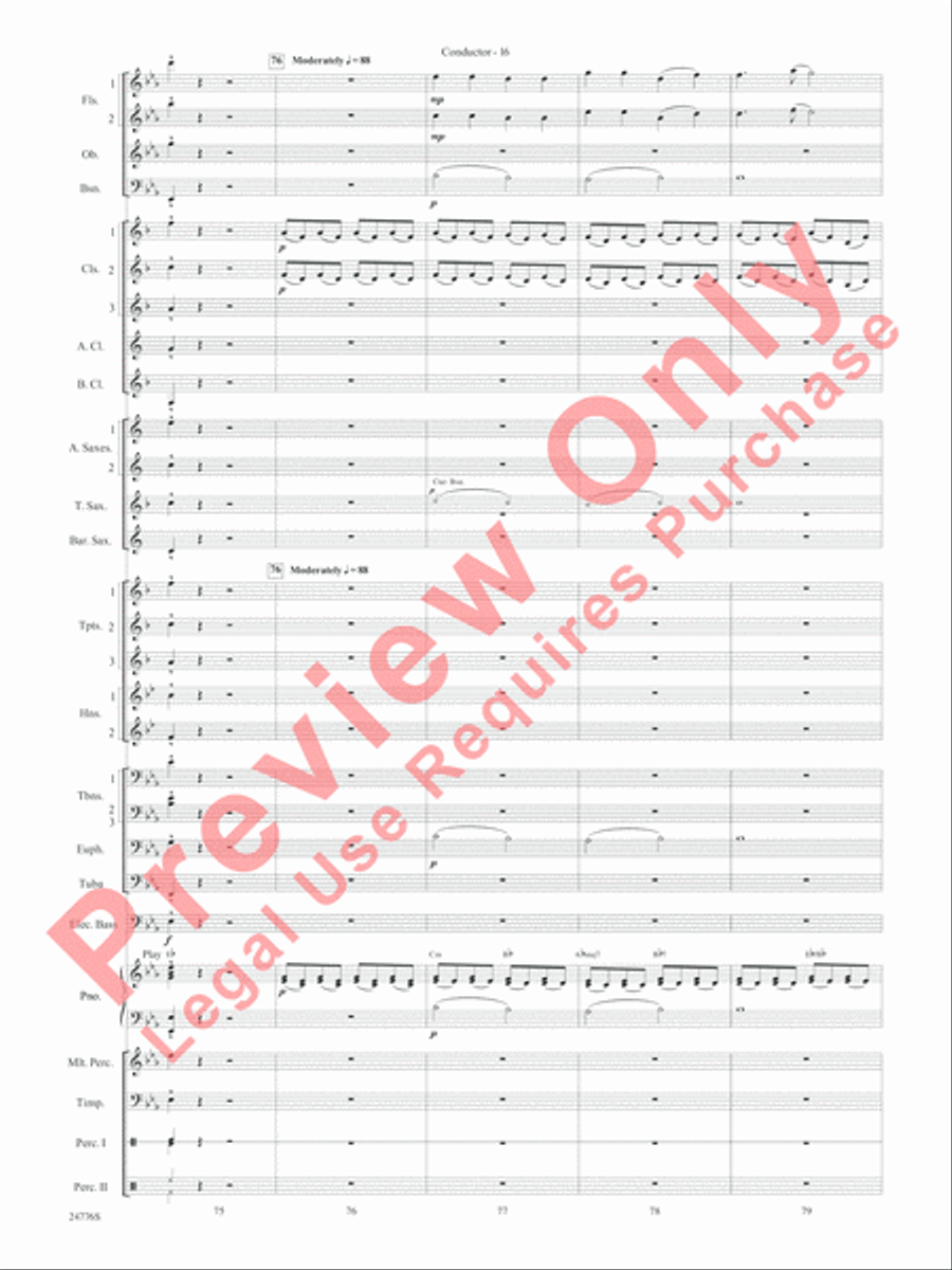 Rolling Stones: The Music Tour Concert Band scores gallery preview page 19