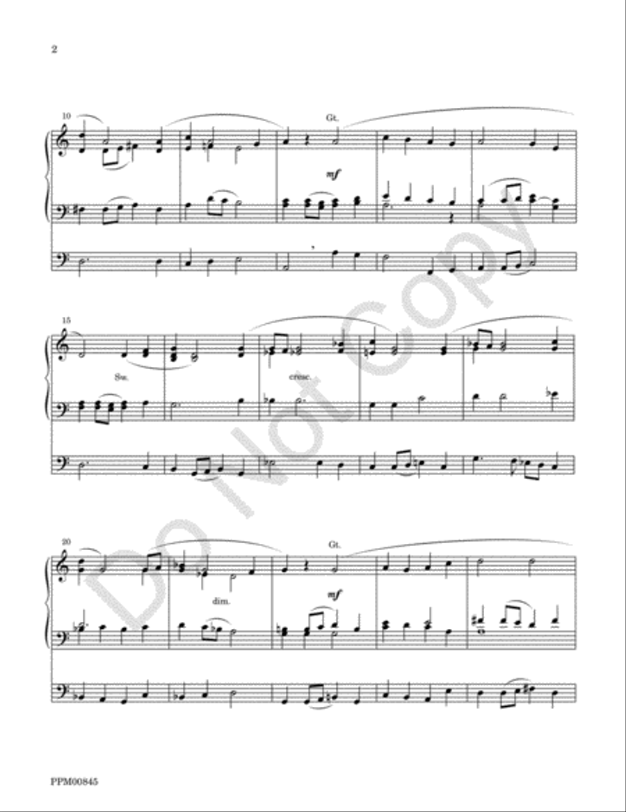 Variations On Wondrous Love Choir scores gallery preview page 5