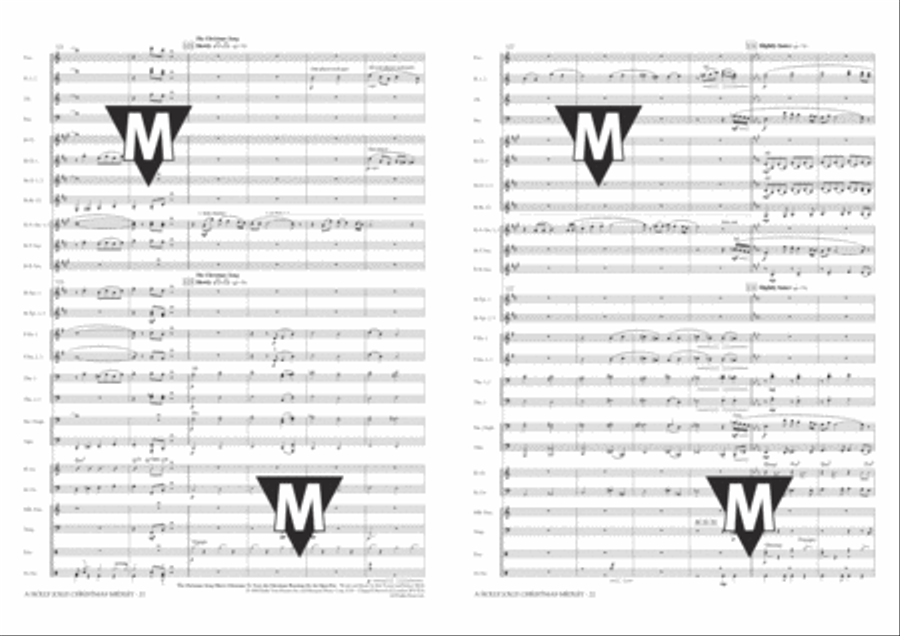 A Holly Jolly Christmas Medley Concert Band scores gallery preview page 12