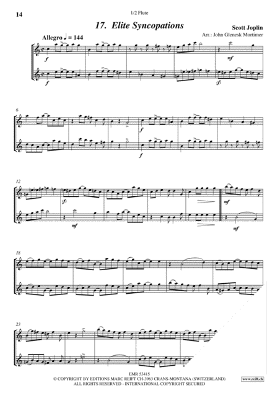 Greatest Duets Volume 2 Flute Duet scores gallery preview page 9