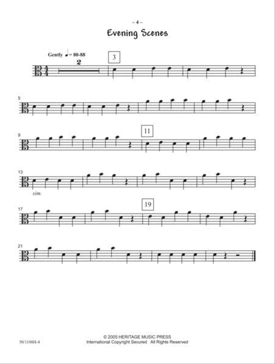 JumpStart First Concert for Strings - Viola String Orchestra scores gallery preview page 4