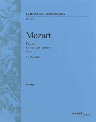 Book cover for Horn Concerto [No. 1] K. 412 (386B)