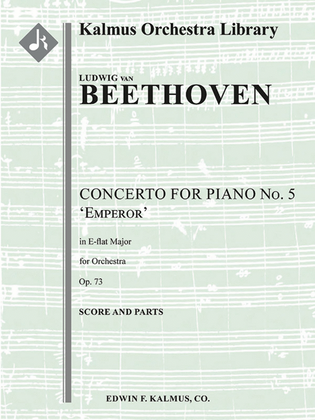 Book cover for Concerto for Piano No. 5 in E-flat, Op. 73 'Emperor'