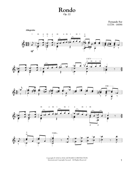 Rondo, Op. 22