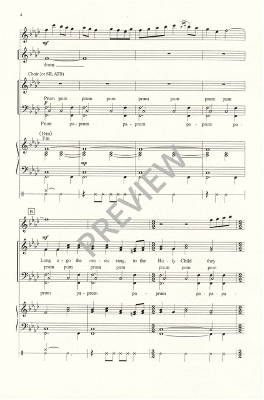 Pat-a-pan 4-Part scores gallery preview page 5