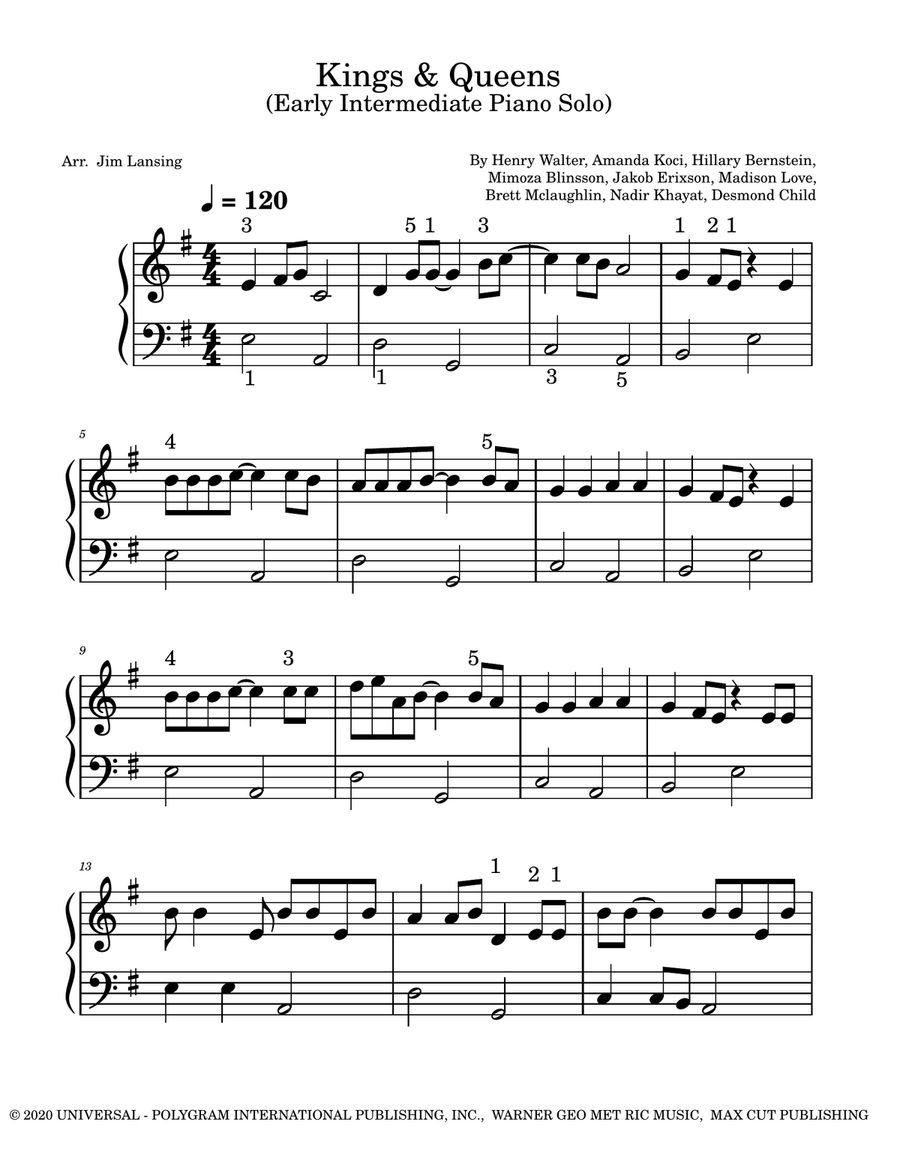 Kings & Queens Piano Method scores gallery preview page 2
