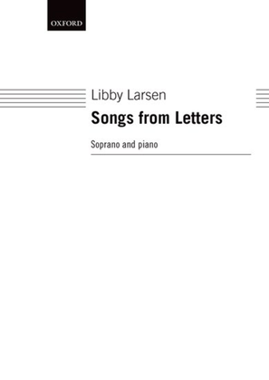 Book cover for Songs from Letters