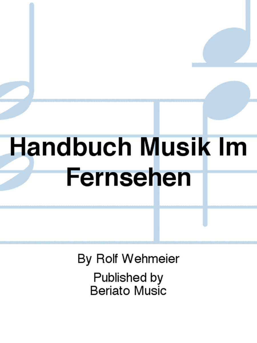 Handbuch Musik Im Fernsehen