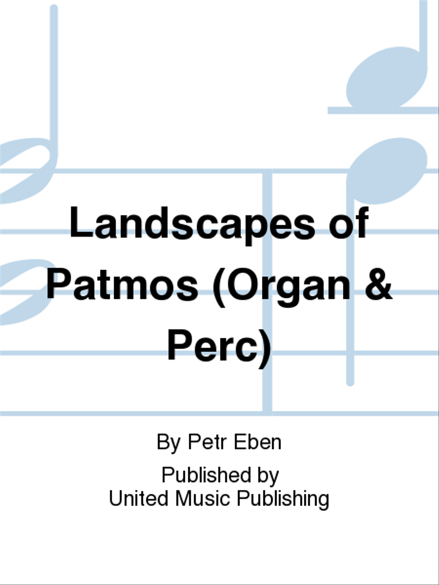 Landscapes of Patmos Organ scores gallery preview page 1