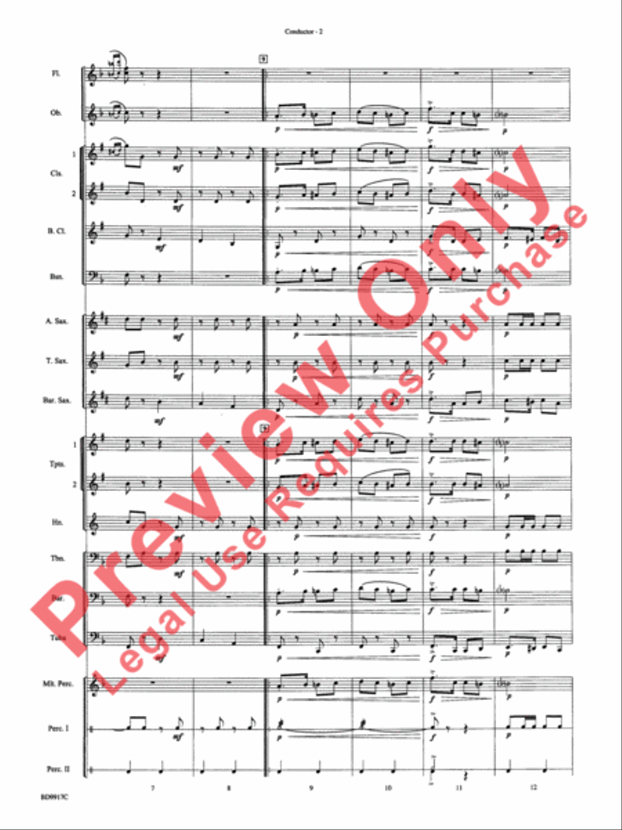 Barnum and Bailey's Favorite Concert Band scores gallery preview page 5