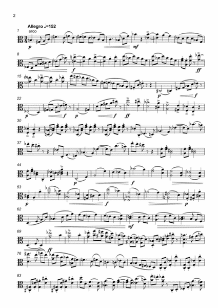 Sonata No 4 for Solo Viola image number null