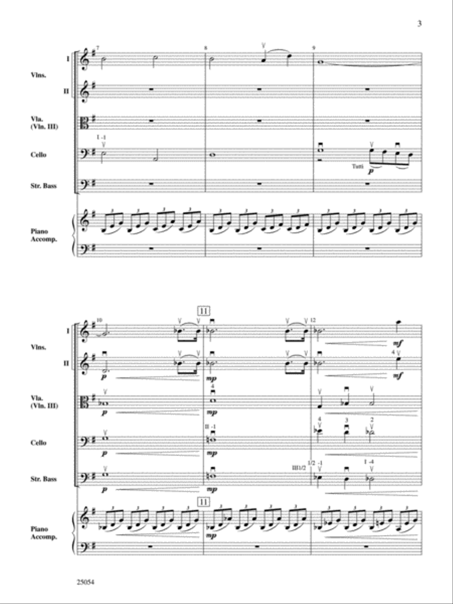 Two Beethovian Sketches Orchestra scores gallery preview page 3