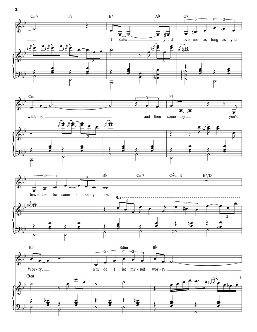 Crazy Piano, Vocal scores gallery preview page 2