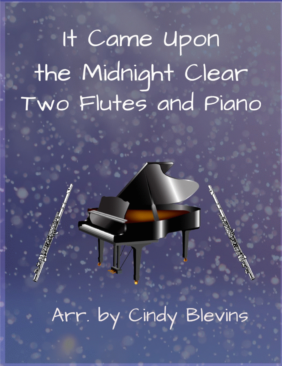 It Came Upon the Midnight Clear, Two Flutes and Piano image number null