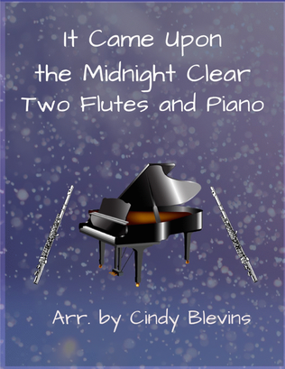It Came Upon the Midnight Clear, Two Flutes and Piano