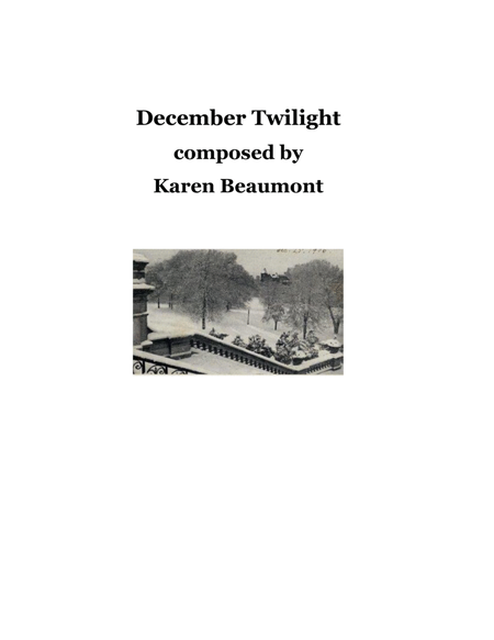 December Twilight image number null