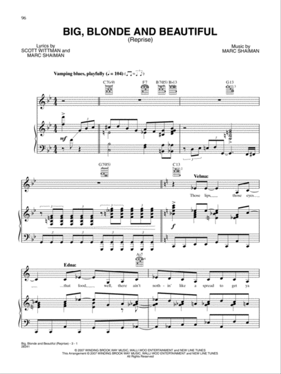 Big, Blonde and Beautiful (Reprise) (From 