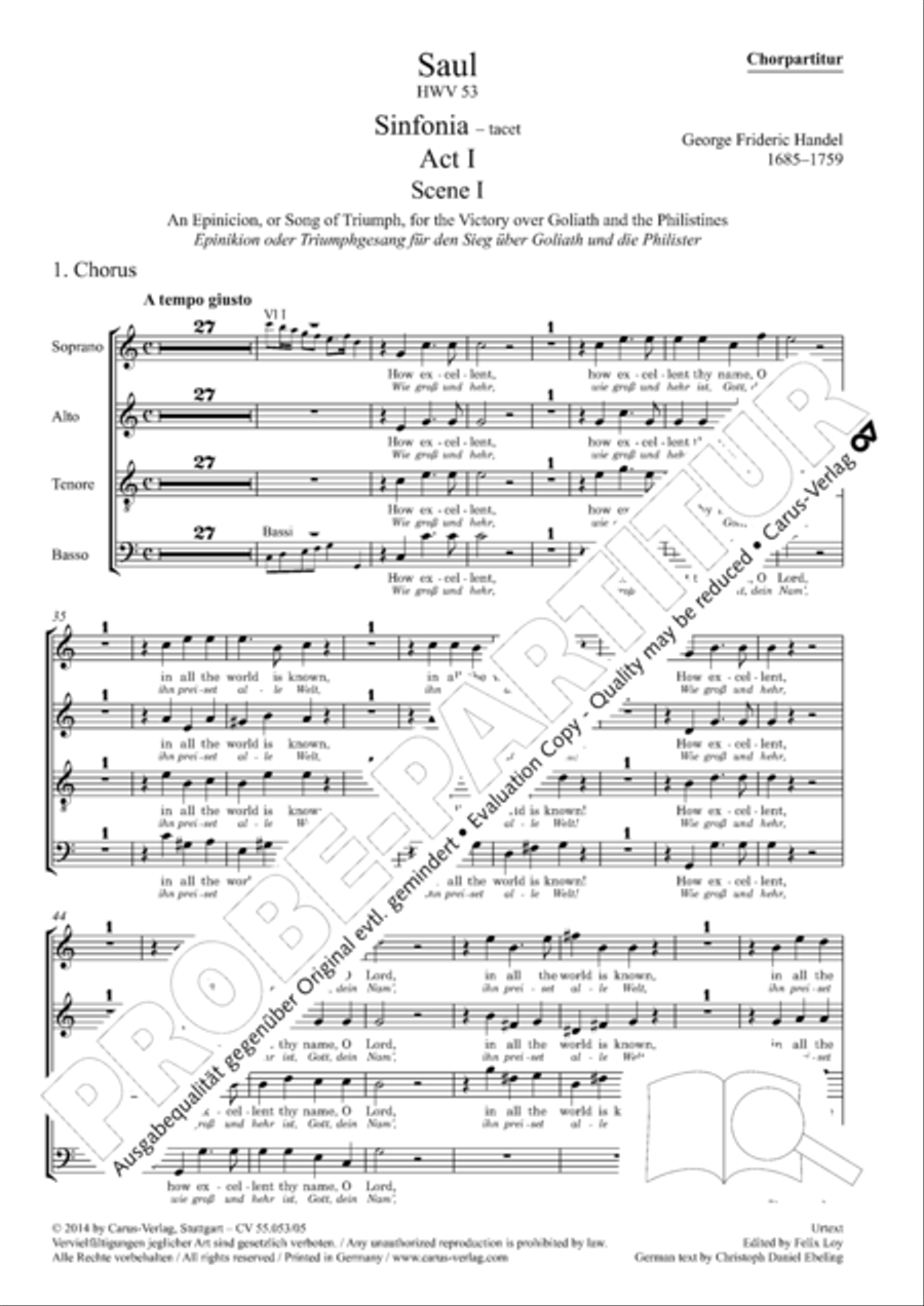 Saul Saul SSATB scores gallery preview page 2