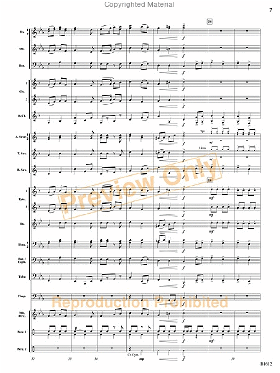 Hopak! Concert Band scores gallery preview page 8
